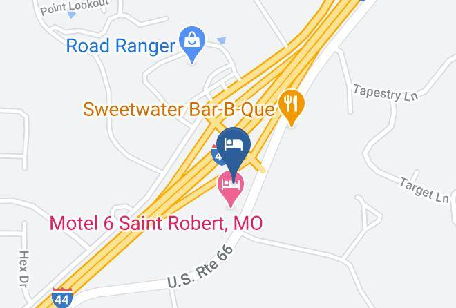 Days Inn By Wyndham St Robert Waynesville Ft Leonard Wood Map