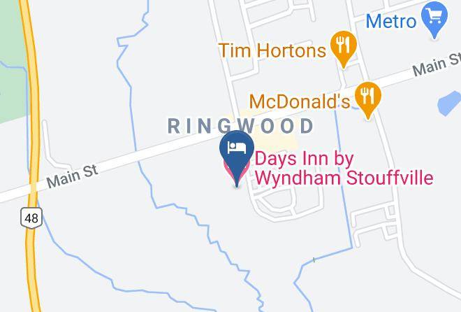 York - Days Inn By Wyndham Stouffville Maps