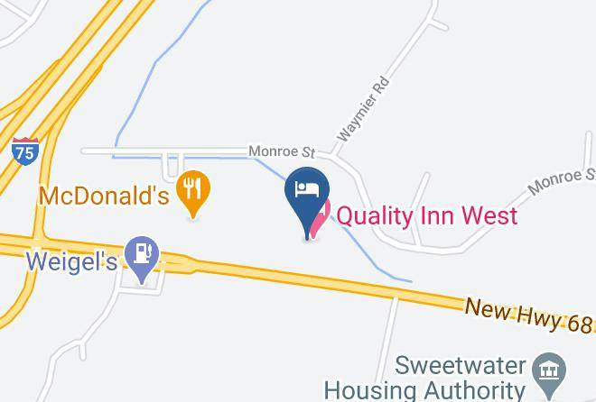 Monroe - Days Inn By Wyndham Sweetwater Maps