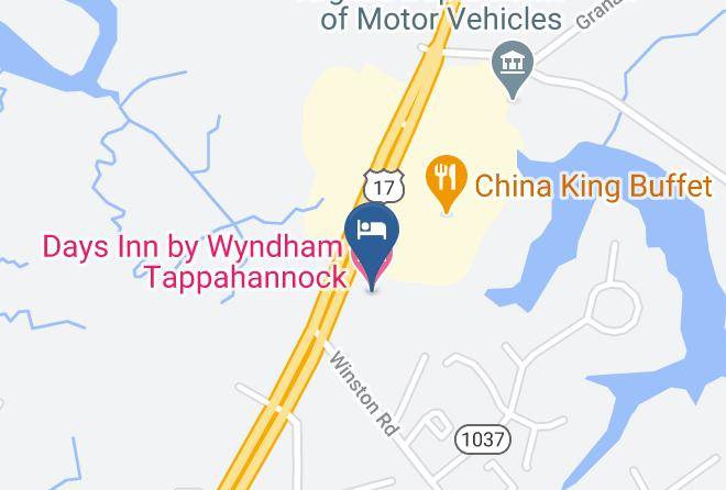 Essex - Days Inn By Wyndham Tappahannock Maps