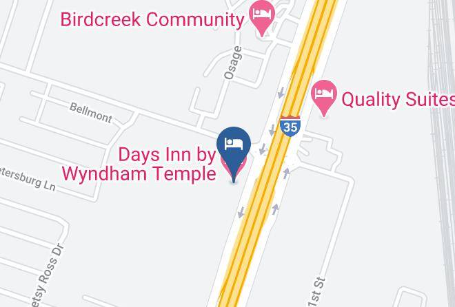 Days Inn By Wyndham Temple Map