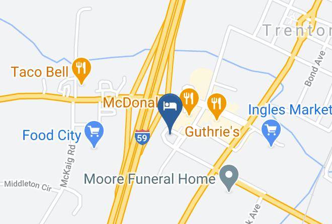 Dade - Days Inn By Wyndham Trenton Maps