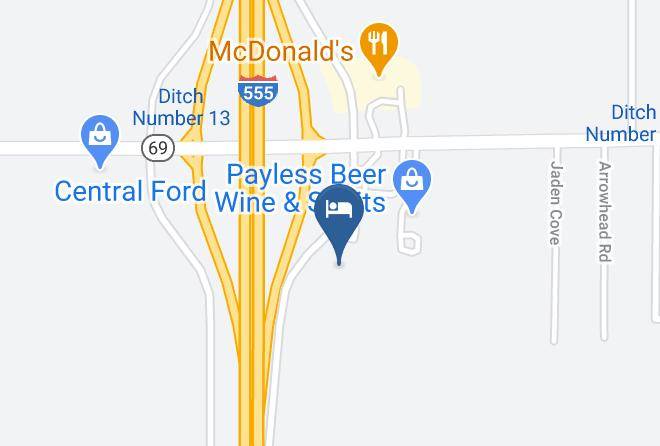 Poinsett - Days Inn By Wyndham Trumann Ar Maps