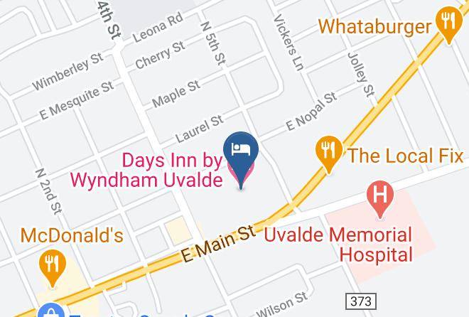 Uvalde - Days Inn By Wyndham Uvalde Maps