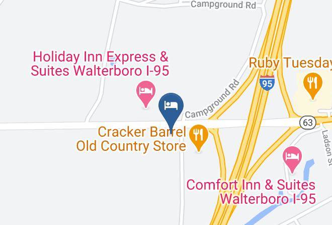 Colleton - Days Inn By Wyndham Walterboro Maps