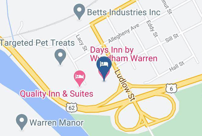 Warren - Days Inn By Wyndham Warren Maps