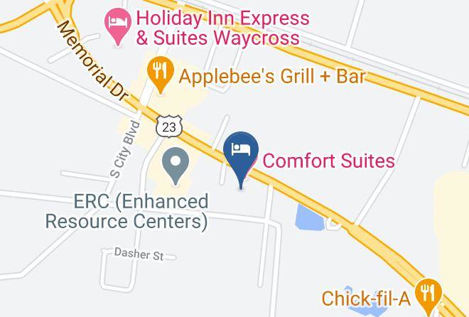 Ware - Days Inn By Wyndham Waycross Maps