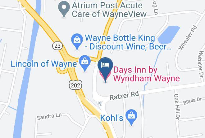 Passaic - Days Inn By Wyndham Wayne Maps
