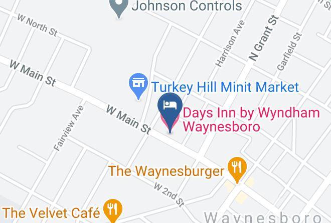 Franklin - Days Inn By Wyndham Waynesboro Maps