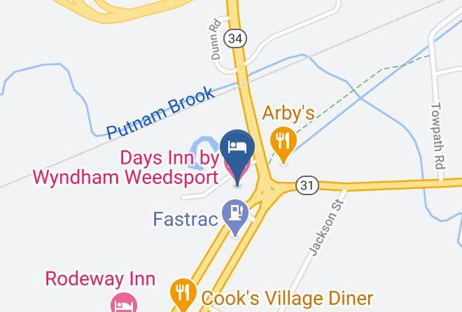 Red Roof Inn Weedsport Map