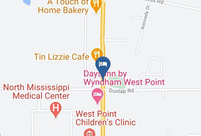 Clay - Days Inn By Wyndham West Point Maps