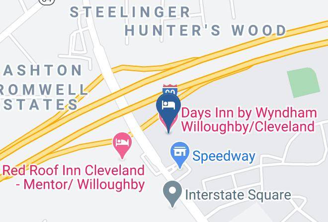 Lake - Days Inn By Wyndham Willoughby Cleveland Maps
