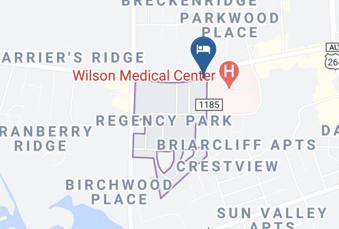 Wilson - Days Inn By Wyndham Wilson Maps