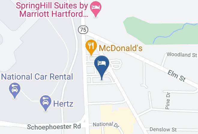 Hartford - Days Inn By Wyndham Windsor Locks Bradley Intl Airport Maps