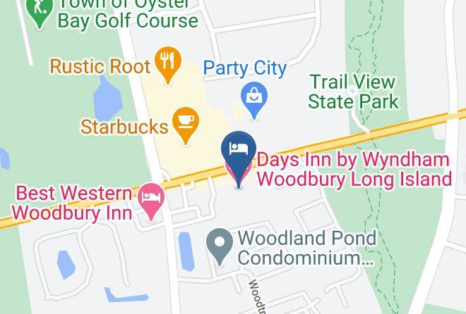 Nassau - Days Inn By Wyndham Woodbury Long Island Maps