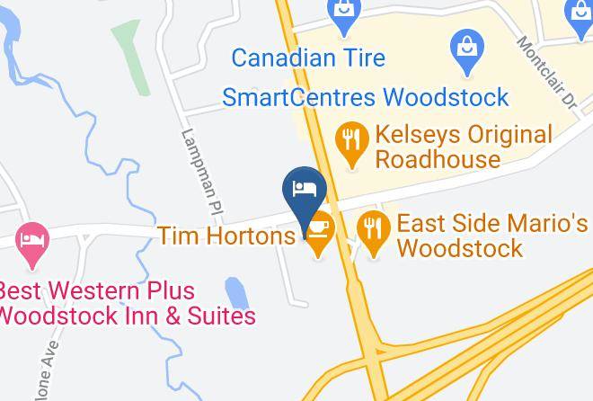 Oxford - Days Inn By Wyndham Woodstock Maps