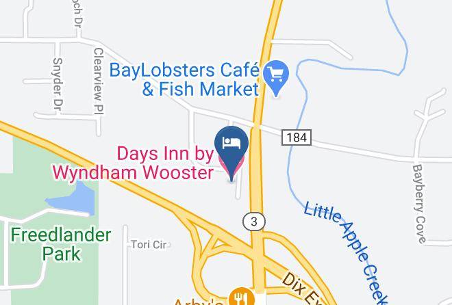Wayne - Days Inn By Wyndham Wooster Maps