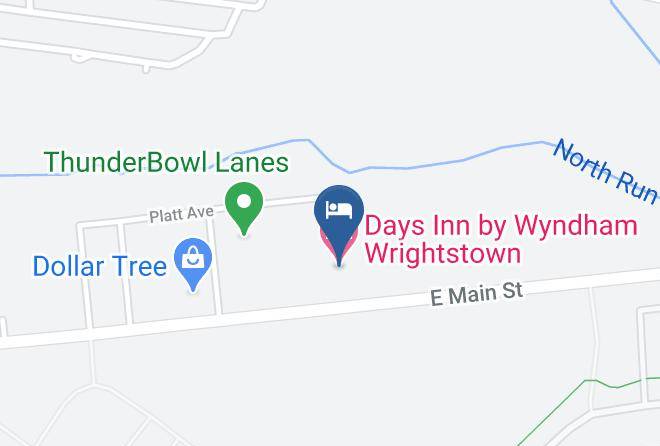 Days Inn By Wyndham Wrightstown Map