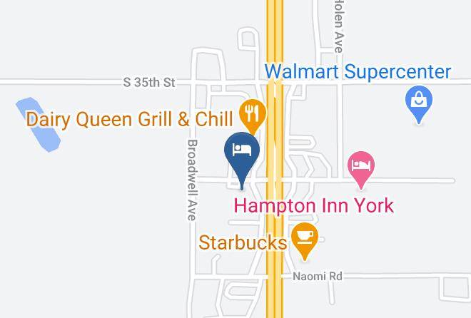 York - Days Inn By Wyndham York Maps