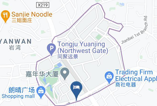 Days Inn Chongqing Guangyu Map