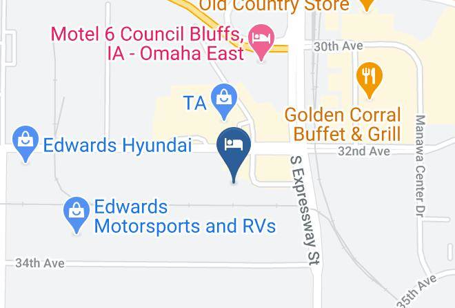 Pottawattamie - Countryside Inn & Suites Council Bluffs Ia Maps