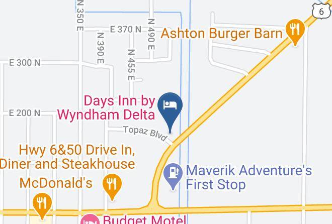Millard - Days Inn Delta Utah Maps