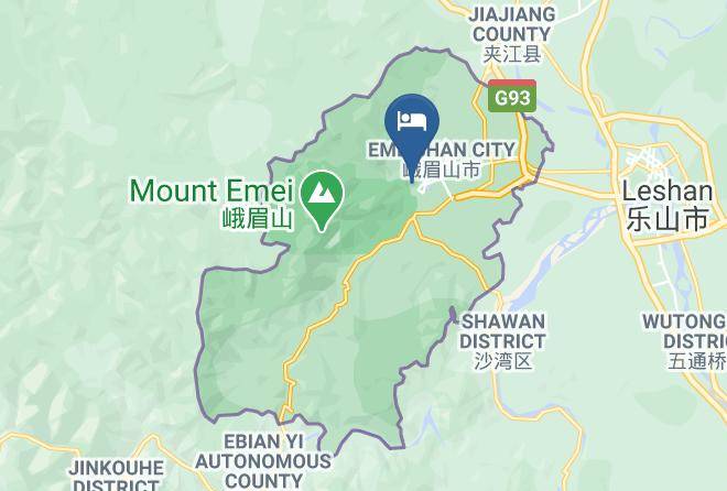 Leshan - Days Inn Frontier Emeishan Maps