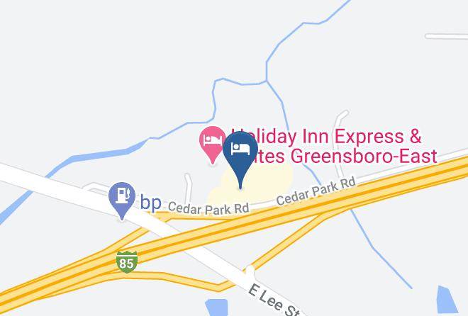 Days Inn Greensboro East Map