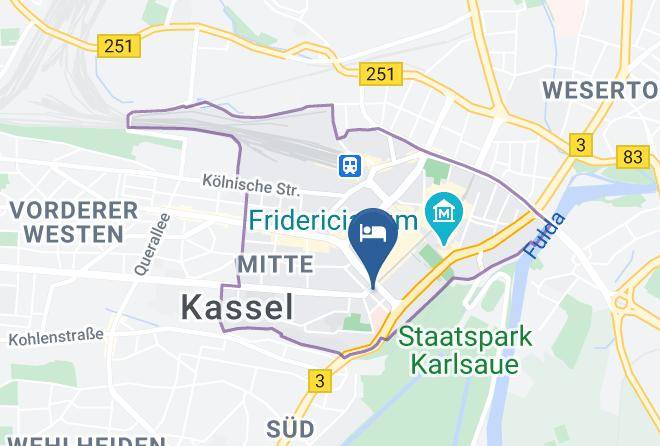 Kassel - Days Inn Kassel Hessenland Maps