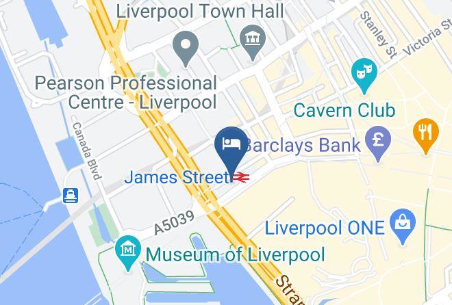 Liverpool - Days Inn Liverpool City Centre Maps