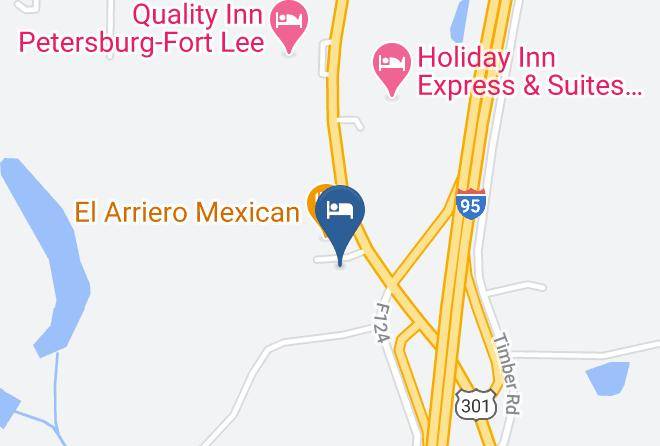 Prince George - Days Inn By Wyndham Petersburg South Fort Lee Maps