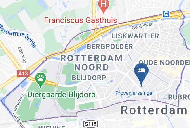 Days Inn Rotterdam City Centre Map