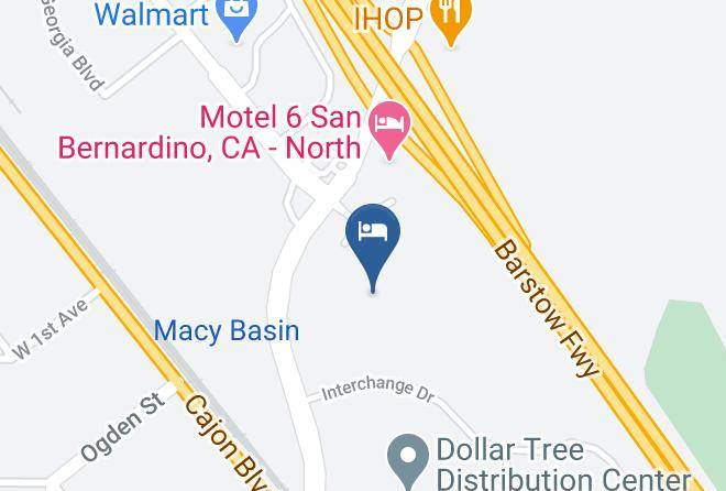 Days Inn San Bernardino University Parkway Map