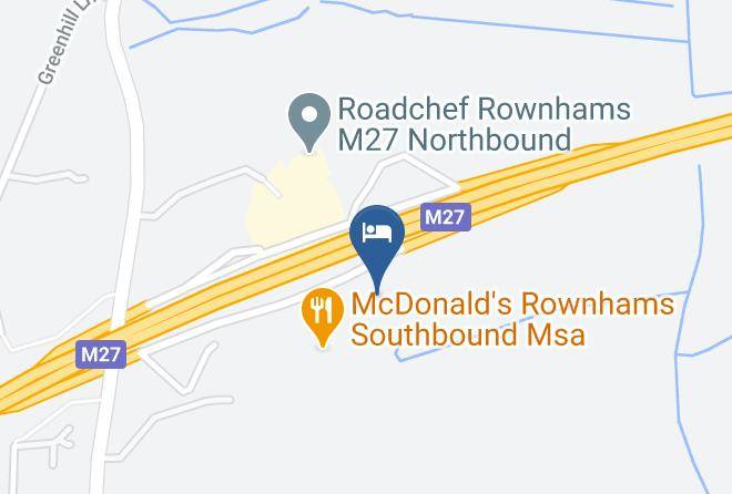 Hants - Days Inn By Wyndham Southampton Rownhams Maps