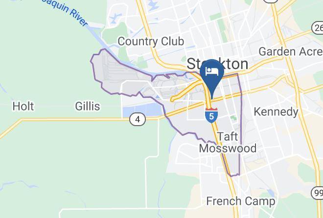 San Joaquin - Days Inn Stockton Maps