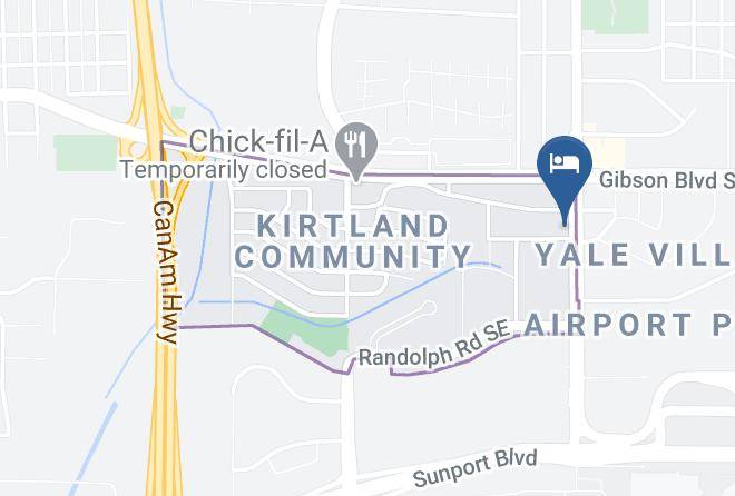 Super 8 By Wyndham Albuquerque Airport Map