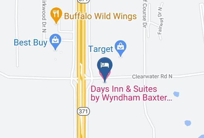 Crow Wing - Days Inn & Suites By Wyndham Baxter Brainerd Area Maps