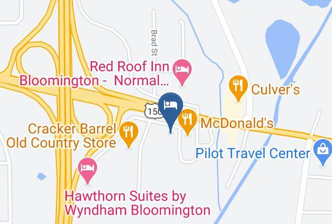 Mclean - Days Inn & Suites By Wyndham Bloomington Normal Il Maps