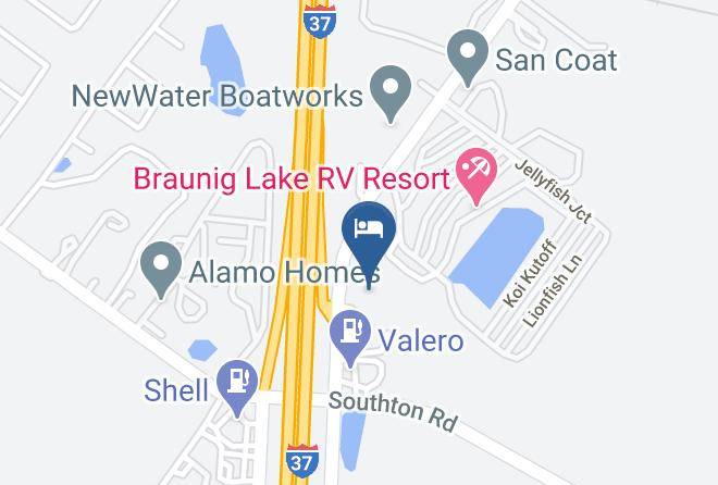 Days Inn & Suites By Wyndham Braunig Lake Map