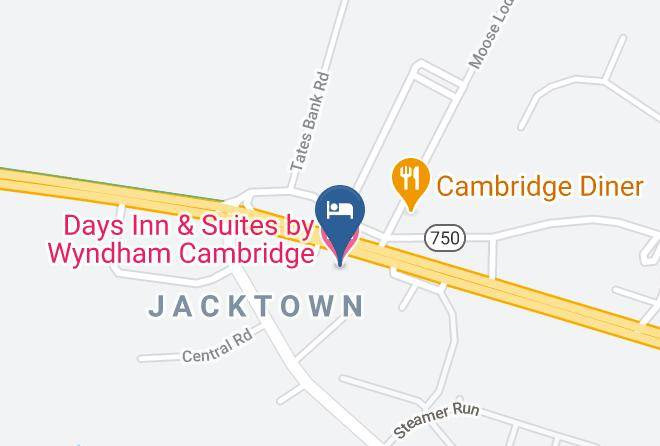 Days Inn & Suites By Wyndham Cambridge Map