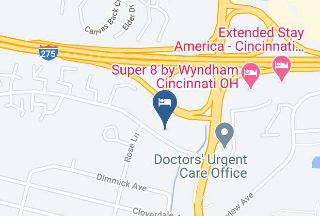 Hamilton - Days Inn & Suites By Wyndham Cincinnati North Maps