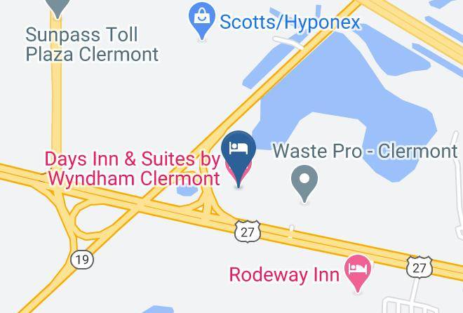 Lake - Days Inn & Suites By Wyndham Clermont Maps