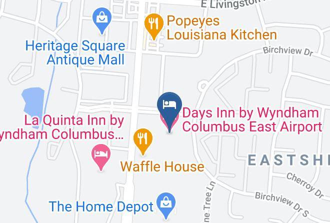 Franklin - Days Inn By Wyndham Columbus East Airport Maps
