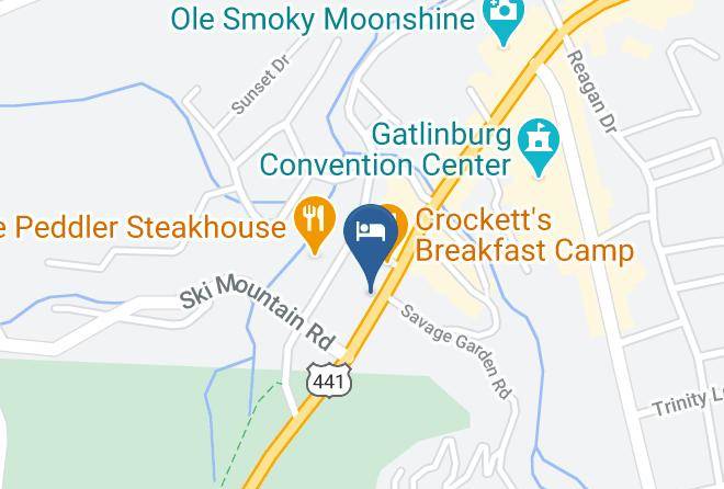 Sevier - Days Inn & Suites By Wyndham Downtown Gatlinburg Parkway Maps