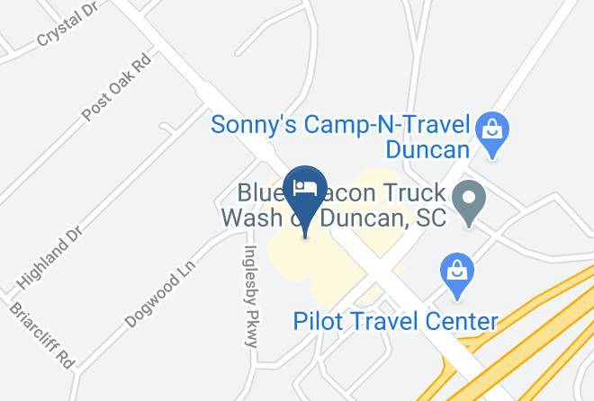 Spartanburg - Days Inn & Suites By Wyndham Duncan Spartanburg Maps