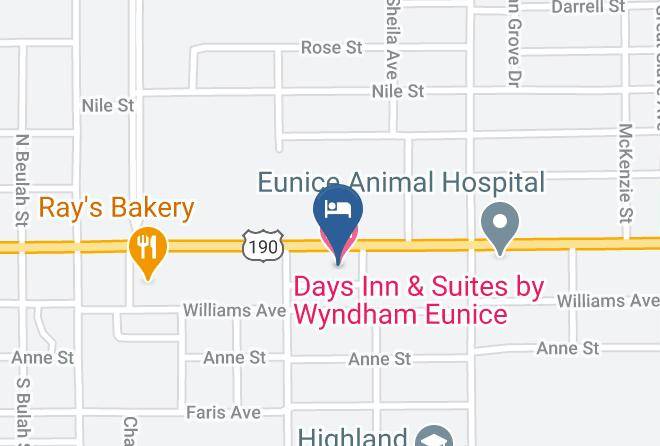 St Landry Par - Days Inn & Suites By Wyndham Eunice Maps