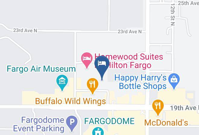 Days Inn & Suites By Wyndham Fargo 19th Ave Airport Dome Map