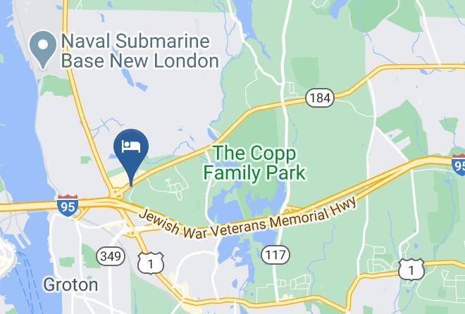 New London - Days Inn & Suites By Wyndham Groton Near The Casinos Maps