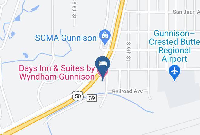 Gunnison - Days Inn & Suites By Wyndham Gunnison Maps