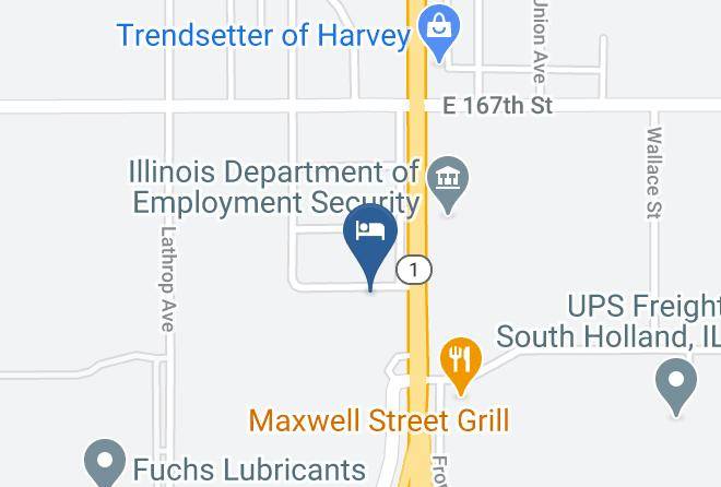 Cook - Days Inn & Suites By Wyndham Harvey Chicago Southland Maps
